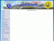 Tablet Screenshot of gruppospeleo.caiverona.it